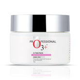 O3+ D-TAN Professional Face Pack for Instant Tan Removal & Glowing Skin with Lactic Acid, Pea Extract & Mint Extract - Ideal for All Skin Types 50g | Detan Pack for Tan Removal for Face and Body