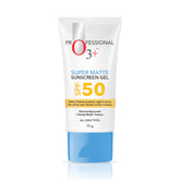 O3+ Super Matte Sunscreen Gel SPF 50 PA ++++ With Niacinamide & Hyaluronic acid Suitable for Normal, Oily and Acne Prone skin for Women and Men | 75g