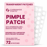 Carbamide Forte Pimple Patches for Face Salicylic Acid & Cica | 72 Hydrocolloid Acne Patch | Invisible Waterproof Pimple Patch Absorbs Pus & Impurities for All Skin Types
