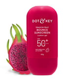 Dot & Key Dragon Fruit Bounce Sunscreen In-Vivo Tested SPF 50+ PA++++, With New-Age UV Filters, Lightweight, Cushion-Gel Texture, Fast-Absorbing, Niacinamide Infused, Broad Spectrum Protection || 50g