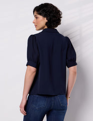 Symbol Premium Women's Polyester Collared Top | Regular Fit | Desk-to-Dinner (Available in Plus Sizes)