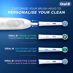 Oral B Pro Expert AA Battery Electric Toothbrush for Adults, 2 Min Timer with Quadpacer, Long Battery Life, IPX7 Water Resistant, 2 Year Warranty by Oral-B, Dentist inspired Round Brush Head