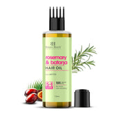 Botanic Hearth Rosemary Batana Hair Oil with Biotin for Hair Growth & Hair Fall Control | Nourishing Scalp & Strengthening Hair Treatment| Non-Sticky, Fast-Absorbing| Comb Applicator Bottle | 150 ml
