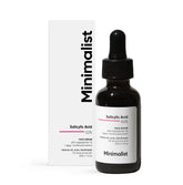 Minimalist 2% Salicylic Acid Serum for Acne & Blackheads | BHA Exfoliating Anti Acne Serum for Pore Cleansing & Oil Control | Pore Tightening Treatment for Oily & Acne-Prone Skin | 30ml