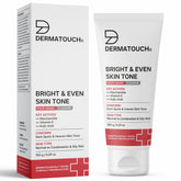 DERMATOUCH Bright & Even Tone Face Wash with Niacinamide, Vitamin E and Kojic Acid | For Tan, Pigmentation Dark Spots & Uneven Skin Tone | Oil Control | Dermatologist Tested | For Men & Women | 150g
