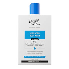 Chemist at Play Hydrating Body Wash | With 5% Hyaluronic Acid Bodywash for Intense Hydration | Reduces Flakes & Itchiness | For Dry Skin | Polyglutamic Acid & Hyaluronic Acid | Unisex | 236ml