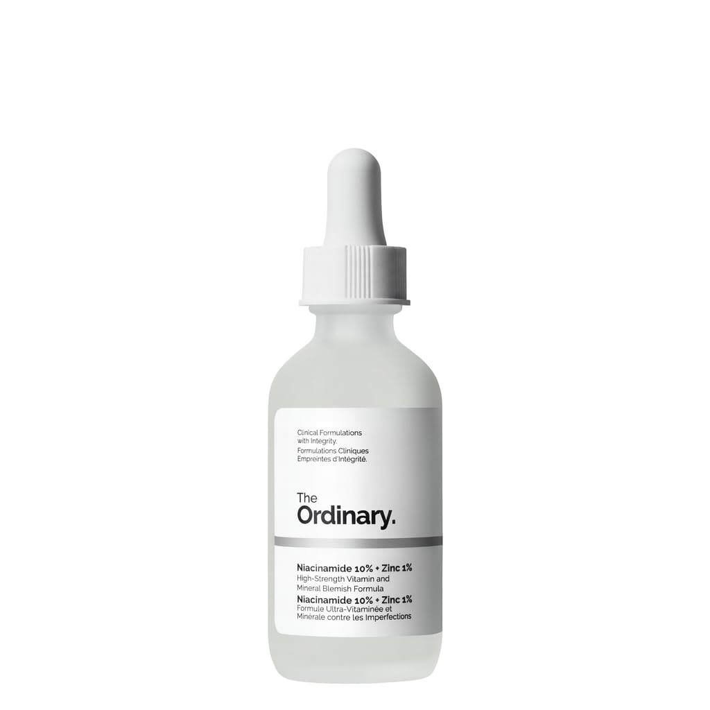 The Ordinary Niacinamide 10% + Zinc 1%, Brightening & Smoothing Serum for Blemish-Prone Skin, 60ml