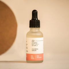 Deconstruct 5% Niacinamide Face Serum | + 2% Alpha Arbutin Face Serum | Clearing Serum for Pigmentation, Acne Marks, Dark Spots, Tanning | For Oily & Sensitive Skin | 30ml