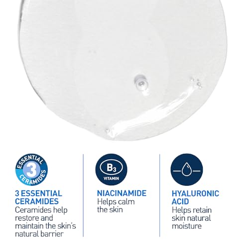 CeraVe Foaming Cleanser For Normal To Oily Skin (473ml) - Dermatologist-Developed Facewash | Non-Comedogenic And Fragrance-Free Cleansers For Acne-Prone Skin