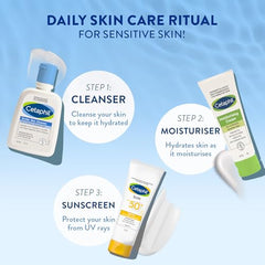 Cetaphil Paraben, Sulphate-Free Gentle Skin Hydrating Face Wash Cleanser with Niacinamide, Vitamin B5 for Dry to Normal, Sensitive Skin - 125 ml