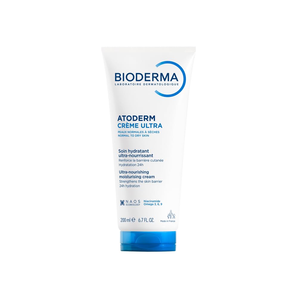 Bioderma Atoderm Creme Ultra-Nourishing - Moisturizer For Normal To Sensitive Dry Skin, 200ml