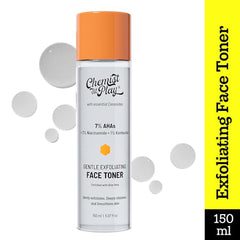 Chemist At Play Glycolic Acid Face Toner for Gentle Exfoliation & Skin Hydration | Formulated with 7% AHA, 3% Niacinamide & 1% Kombucha | 150ml