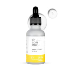 Deconstruct 10% Niacinamide Face Serum For Skin Brightening | Reduces Pigmentation & Dark Spots | 0.3% Alpha Arbutin Reduces Tan & Acne Marks | For Women & Men | Beginner Friendly | 30Ml