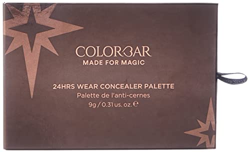 Colorbar 24Hrs Wear Concealer Palette Medium-Deep-002 | Flawless coverage | Hydrating and Nourishing | Enriched with Squalene and Jojoba Oil