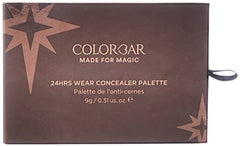 Colorbar 24Hrs Wear Concealer Palette Medium-Deep-002 | Flawless coverage | Hydrating and Nourishing | Enriched with Squalene and Jojoba Oil