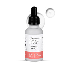 Deconstruct 5% Niacinamide Face Serum | + 2% Alpha Arbutin Face Serum | Clearing Serum for Pigmentation, Acne Marks, Dark Spots, Tanning | For Oily & Sensitive Skin | 30ml