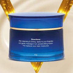 Bio-Essence Bio-Vlift Face Lifting Cream, Firming, Tightening, Double Chin Firming, Hyaluronic Acid, Fermented Rice, Niacinamide, Face Moisturizer for Women, Ideal for All Skin Types, Anti Ageing, 45g