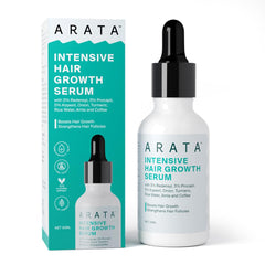 Arata Hair Growth Serum (30ml) with 3% Redensyl, 3% Procapil, 5% Kopexil, Caffeine & Rice Water | No Minoxidil | Supports Hair Growth | Helps Reduce Hairfall | Serum For Women and Men