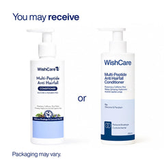 WishCare Multi Peptide Anti Hairfall Conditioner For Women & Men | Controls Hair Fall & Promotes Hair Growth | Conditioner For Frizzy Hair, Dry Hair | With Rice Water, Rosemary & Hyaluronic Acid | 200ml