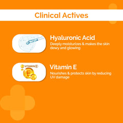The Derma Co 1% Hyaluronic Sunscreen Aqua Gel SPF 50 PA++++ | Hyaluronic Acid for Deep, Long Lasting Hydration | Ultra Lightweight Texture I Non-Greasy, No White Cast | Broad Spectrum Protection & Blue Light Protection | Clinically Tested, 30G