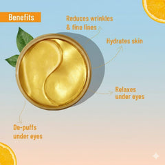 ETSAP Hydra Anti Wrinkle Eye Serum Patch| Treats Dark Circles, Fine Lines And Wrinkles | Enriched With Collagen And Aloe Vera Extract | Shade -Gold, 60 Pcs