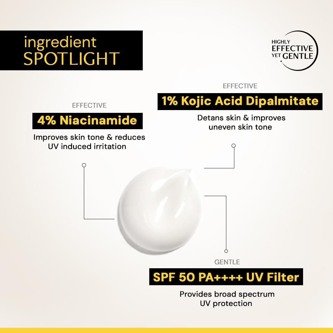 Deconstruct Detan Sunscreen Body Lotion SPF 50 PA++++ | Broad Spectrum UVA and UVB Protection | 90 ml