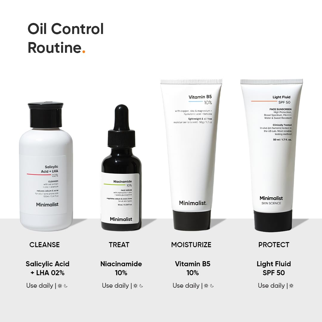 Minimalist Dehydrated Skin Moisturizer with 10% Vitamin B5 for Oily & Acne-Prone Skin | Oil-Free Hydration & Lightweight Gel Formula for Damaged Barrier Repair | Fast-Absorbing & Non-Sticky Lightweight Winter Cream For Women & Men | Fragrance-Free | 50 gr