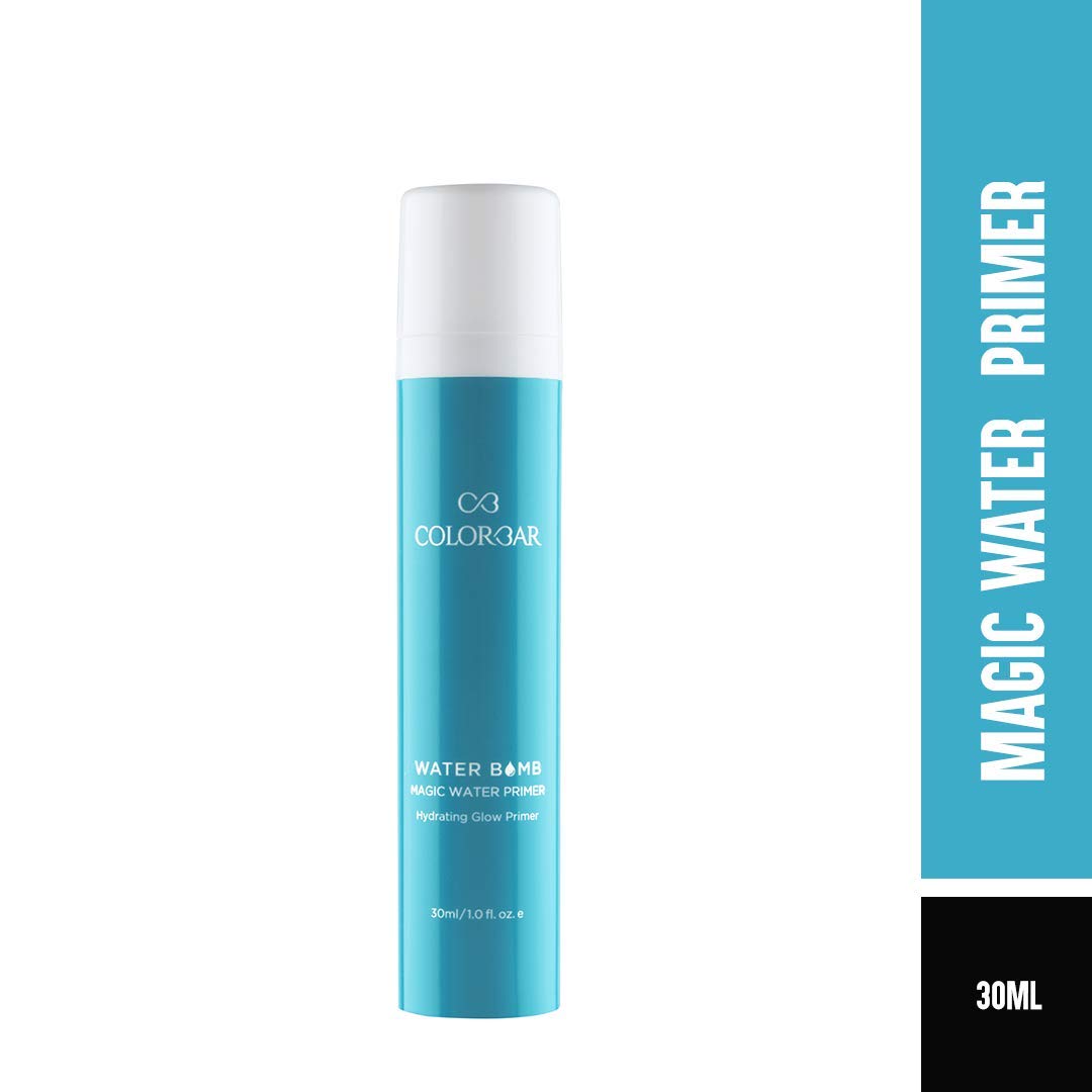 Colorbar Magic Water Primer, Clear, 30 ml | Feather-light glow primer |Ddelivers instant hydration | Protection from pollutants