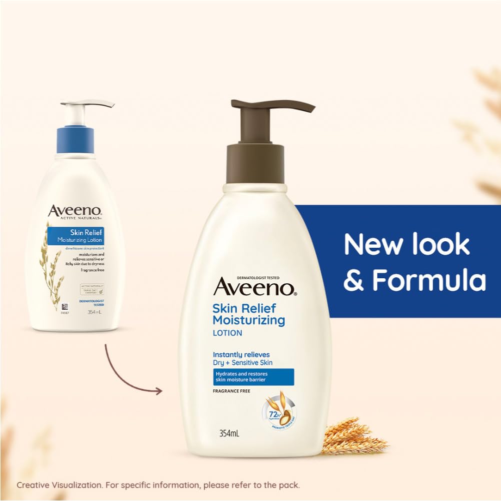 Aveeno Skin Relief Moisturizing Lotion, 354 ml (Bottle might vary)