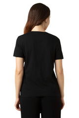 Van Heusen Women's Cotton Relaxed Fit Lounge T Shirt - Relax Fit, Round Neck, Short Sleeves