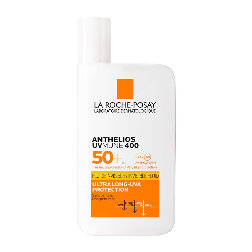La Roche-Posay Anthelios UVMUNE400 Invisible Fluid SPF50+ Sunscreen, 50ml