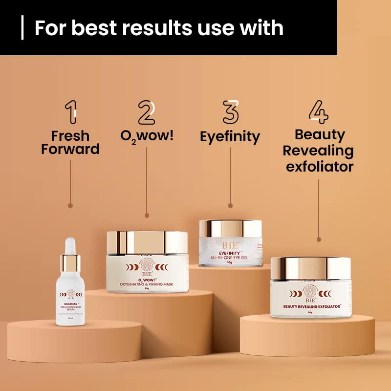 BiE Micro Detox Face Wash | Activated Charcoal - Fights Pollution and Acne | Lactic Acid - Brightens Skin | Tea Tree Oil - Controls Oil | SLS & Paraben Free | Bright & Skin Purifying | For Women & Men | 100ml