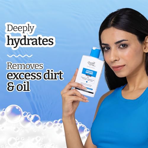 Chemist at Play Hydrating Body Wash | With 5% Hyaluronic Acid Bodywash for Intense Hydration | Reduces Flakes & Itchiness | For Dry Skin | Polyglutamic Acid & Hyaluronic Acid | Unisex | 236ml