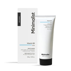 Minimalist Vitamin B5 10% Oil-Free Moisturizer for Face, Lightweight Gel Moisturizer for Oily & Combination Skin, Barrier Repair Face Cream with Glycerine 100gm