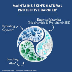Cetaphil Hydrating Foaming Face Wash for Men and Women | Pollution Defense Cream-to-Foam Cleanser with Niacinamide, Pro-Vitamin B5 & Aloe, 236ml | Removes 97% Pollution Micro-Particles | Gentle Yet Deep Clean