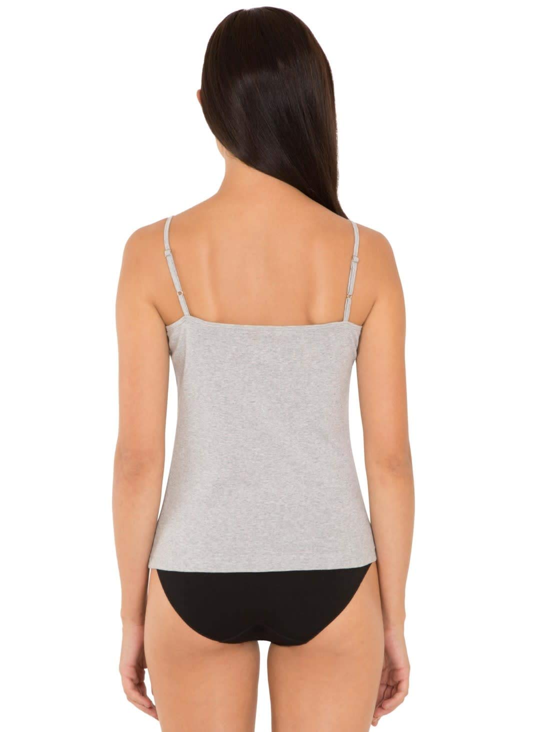 Jockey 1487 Women Super Combed Cotton Rib Camisole with Adjustable Straps