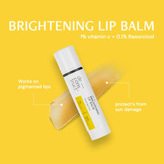Deconstruct Radiant Lips & Skin Set: Spf Lip Balm (4G) & Non-Irritating Vitamin C Face Serum (30Ml)|For Dark Pigmented Dry Flaky Lips, Brightens Pigmented Lips|Pack Of 2