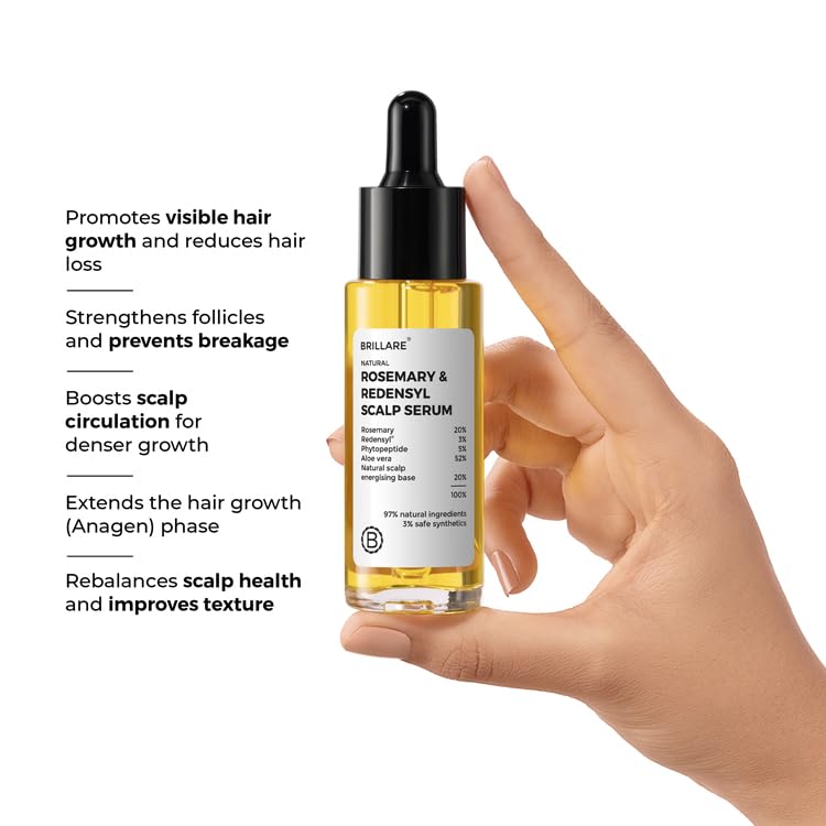 Brillare 10% Rosemary & 3% Redensyl Hair Growth Serum - 30ml