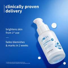 Plum 10% Niacinamide Serum with Rice Water 50ml | Provides Clear, Glowing & Brightening Skin | for Acne Prone, Combination, Oily & Sensitive Skin | Oil Control & Anti Acne Face Serum for Women & Men