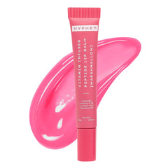 Hyphen Tinted Lip Balm - Marshmallow Pink | 1% Vitamin E, 2% Squalane & Peptides | Brightening Lip Balm for Dark Lips | 24h Moisturization & Hydration for Dry & Chapped Lips - 10 g