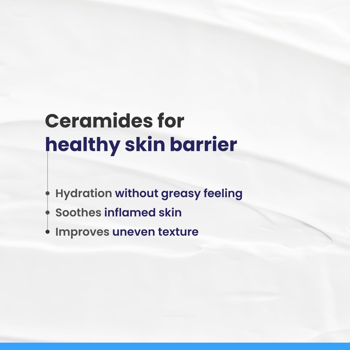 RE' EQUIL Ceramide & Hyaluronic Acid Moisturiser | Moisturizer For Face | Barrier Repair Cream | Long Lasting Hydration | Suitable For Normal To Dry Skin | 100G