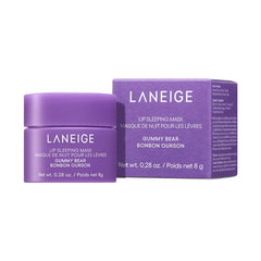 LANEIGE Lip Sleeping Mask | Moisturizing Lip Treatment with Vitamin C + Shea Butter for Soft Hydrated Lips | Overnight Repair | Lip Balm For Dry Chapped Lips| Lasting Hydration | Gummy Bear |8Gm
