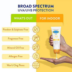 Cetaphil Sun Spf 30 Sunscreen Gel, White, Hydrate & Nourish With Chemical Free Sun Protection,100 ml