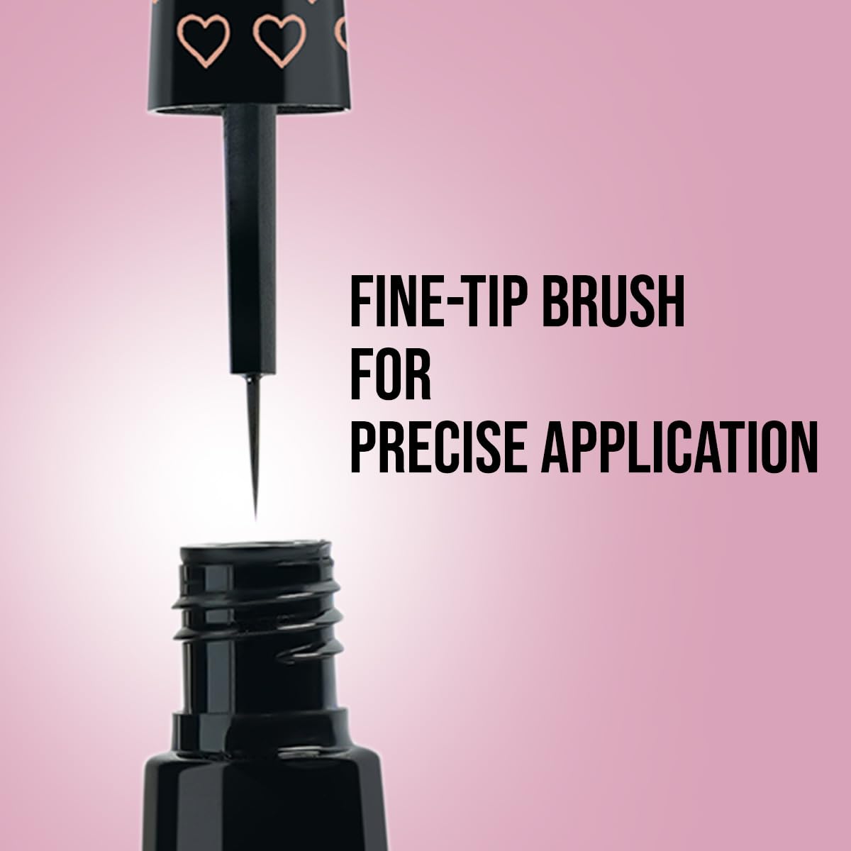 INSIGHT Gel Cosmetics No Smudge Eyeliner| Intense Matte Finish | Quick Drying |Smooth Application | Waterproof | Smudgeproof,(EL-53), Black 4 ML (Pack of 1)