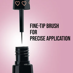 INSIGHT Gel Cosmetics No Smudge Eyeliner| Intense Matte Finish | Quick Drying |Smooth Application | Waterproof | Smudgeproof,(EL-53), Black 4 ML (Pack of 1)
