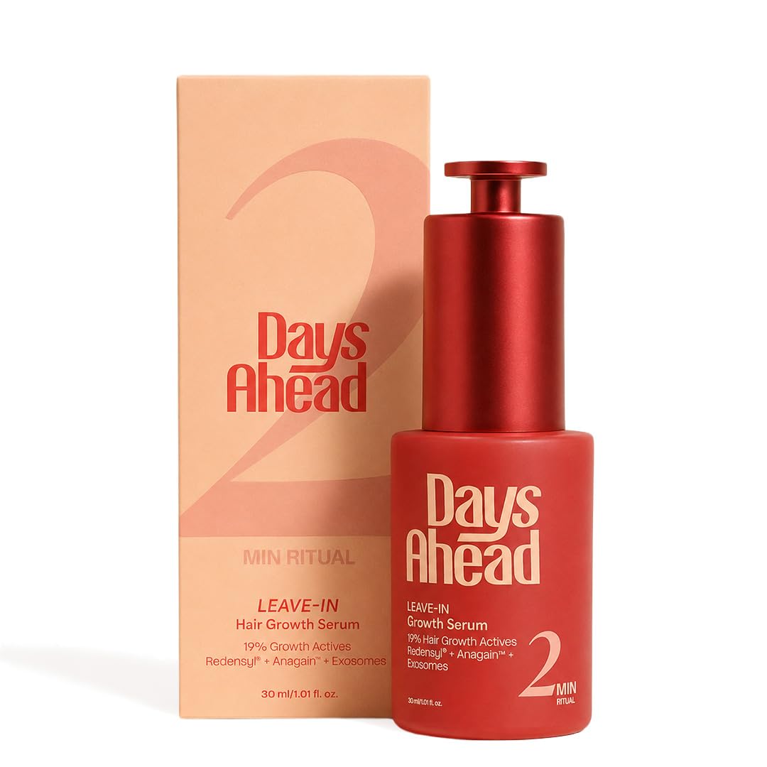 Days Ahead Leave-In Hair Growth Serum | Redensyl, Anagain, Caffeine & Ceramide | Promotes New Hair Growth | Advanced Anti Hair Fall Treatment | Non-Sticky, Oil-Control Formula |For Both Women & Men