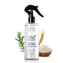 Bare Anatomy Nature X Science Rosemary Water Spray For Hair Growth & Thickness With Rice Water|100% Natural Extract|Soft & Smooth Hair|Controls Hairfall & Adds Shine|Non-Greasy & Fast Absorbing|200 Ml