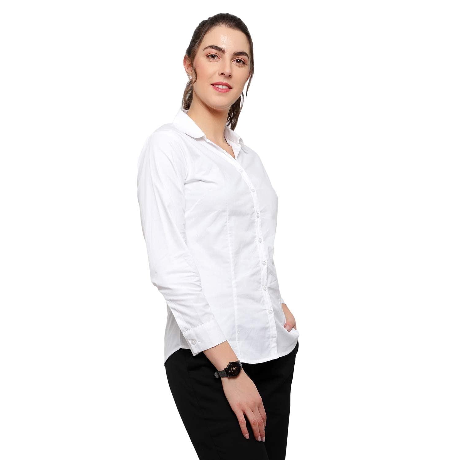 Blue Ronin Stylish Western Official Formal Shirts for Women Regular fit Shirts for Women