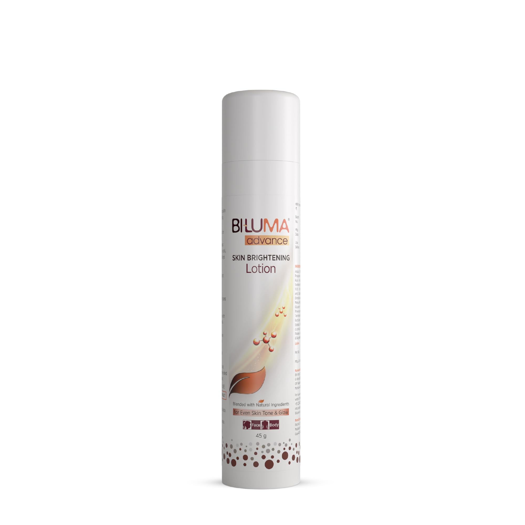 Bi-luma Advance Skin Brightening Lotion - All Skin Tone -Blended with Natural Ingredients For Dark Spots -Face& Body -45 gm