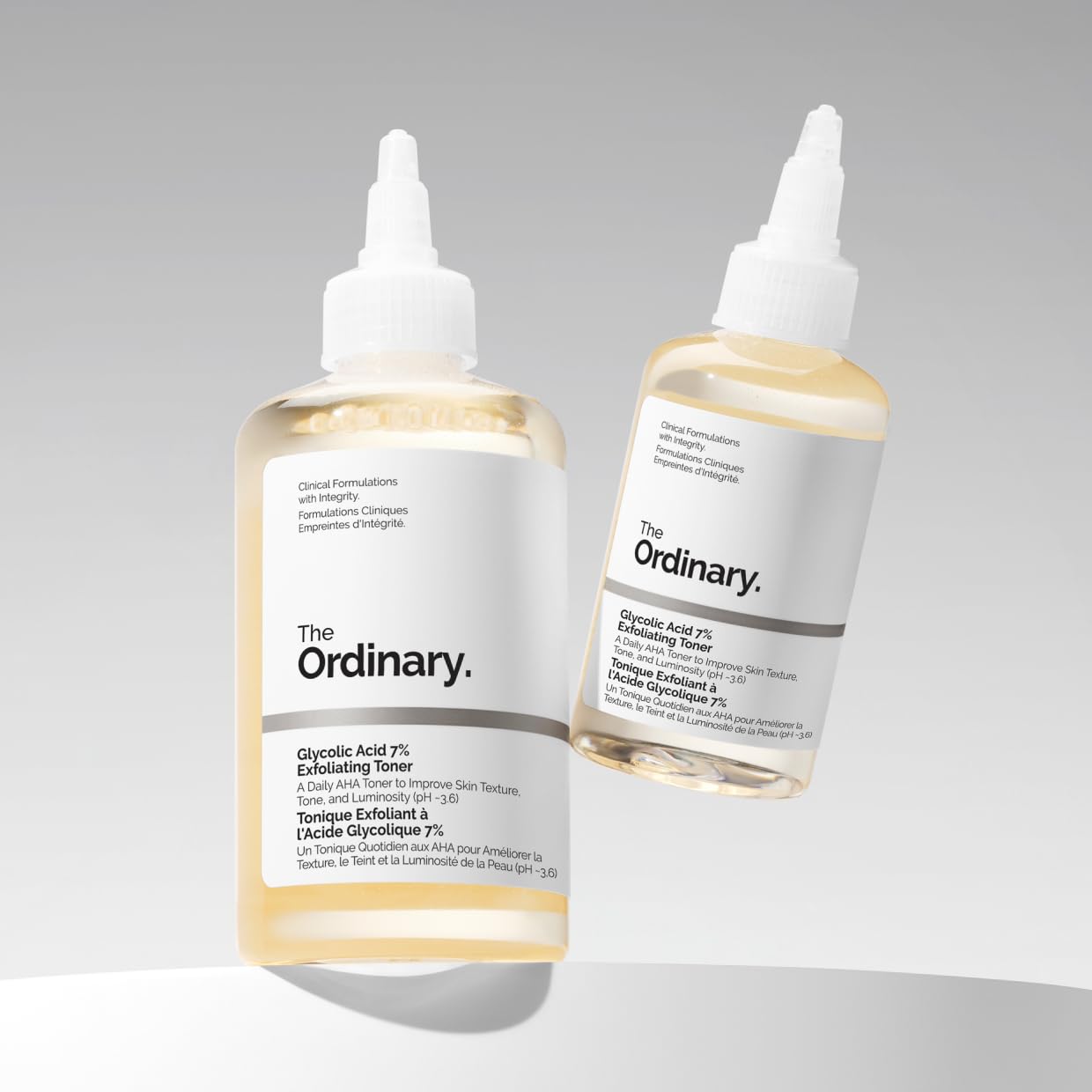 The Ordinary Glycolic Acid 7% Exfoliating Toner, Brightening and Smoothing Daily Toner for More Even-Looking Skin Tone, 240ml